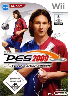 Pro Evolution Soccer 2009 box cover front